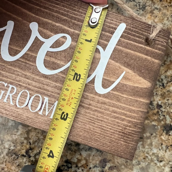 Wedding reserved signs for ceremony. Wooden reserve signs. - Picture 2 of 3